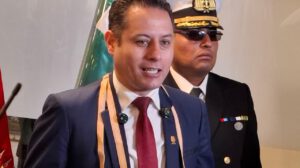 El vicepresidente Lara en conferencia de prensa