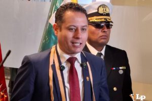 El vicepresidente Lara en conferencia de prensa