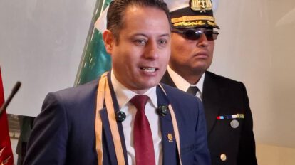El vicepresidente Lara en conferencia de prensa