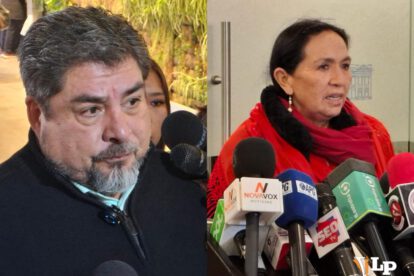 El diputado Zegarra y la senadora Yarhui