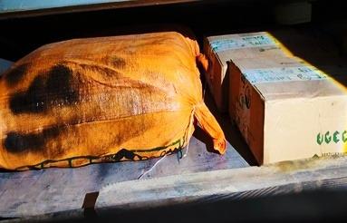Compartimento oculto hallado en la parte inferior del camión