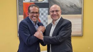 Luis Fernando Camacho y José Luis Lupo