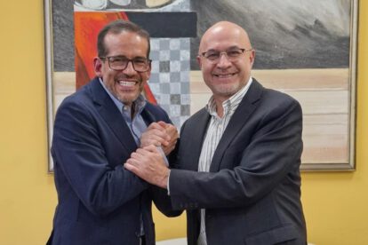 Luis Fernando Camacho y José Luis Lupo