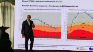 Expositor Taller sobre sequía