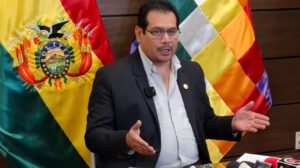 El presidente de Diputados en conferencia de prensa