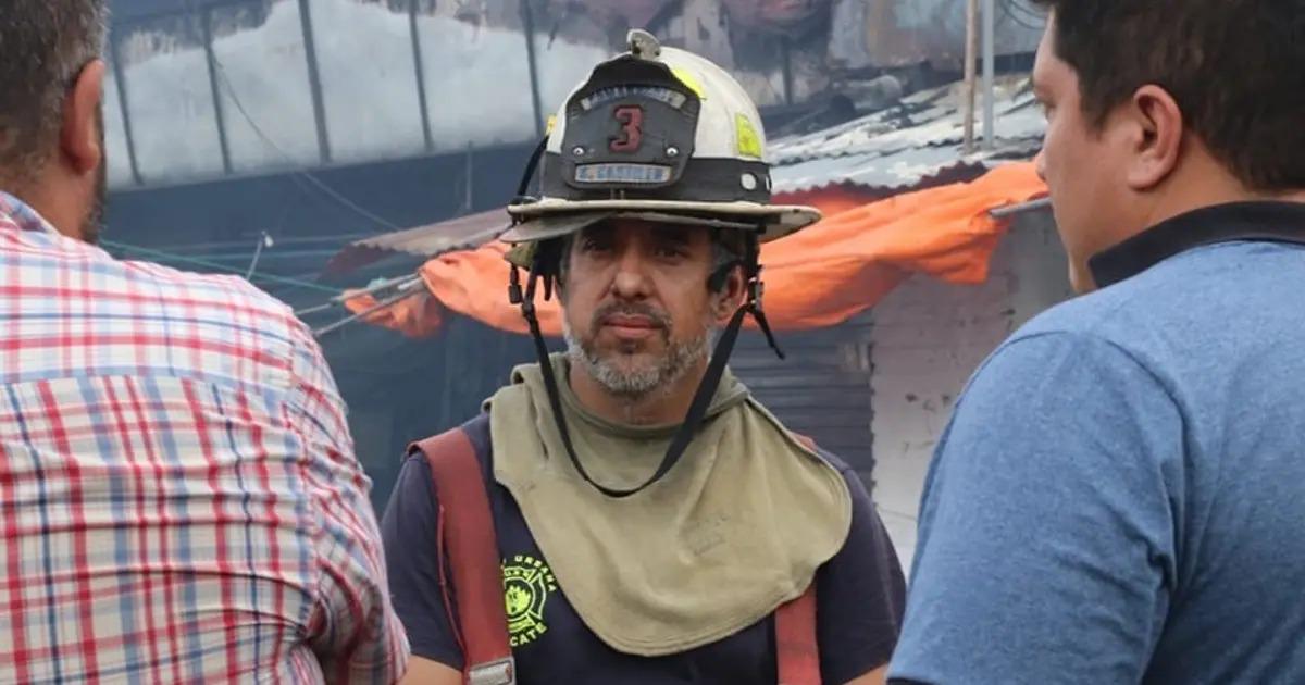 Capitán Álvaro Castillo, comandante de la Unidad Urbana de Bomberos y Rescate (UUBR).