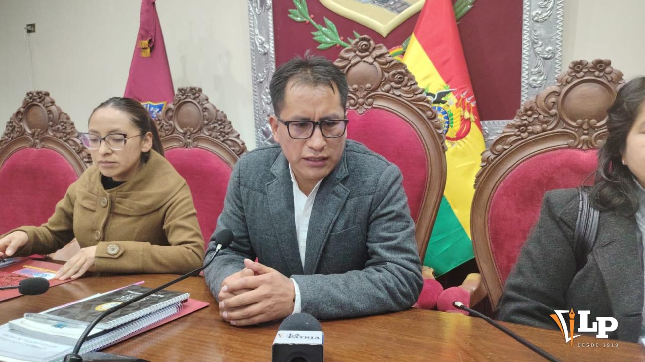 El presidente de la ALDO, Eugenio Huaricallo