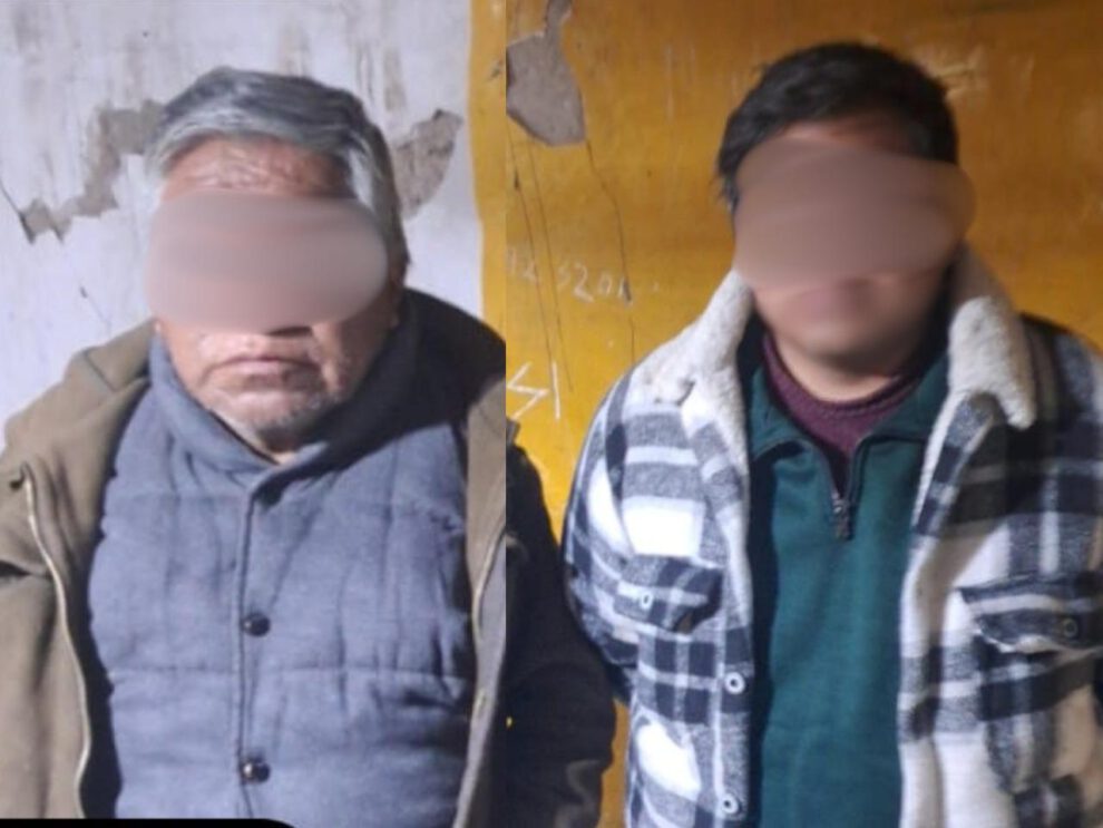 Los dos hombres aprehendidos