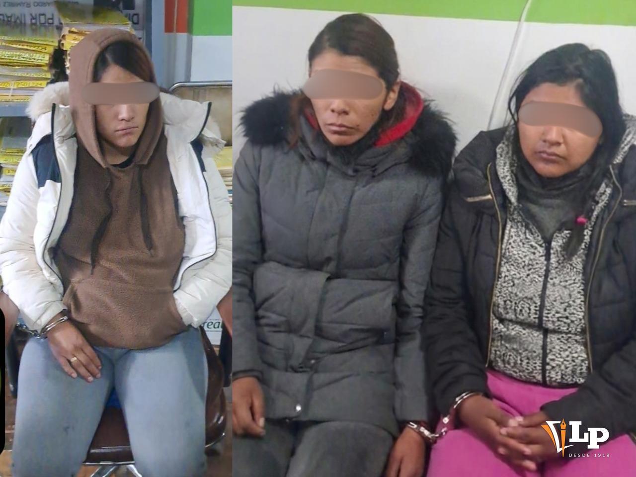 Las tres mujeres beneficiadas con detención domiciliaria