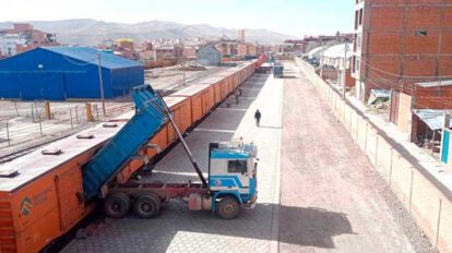 Exportación y transporte de minerales