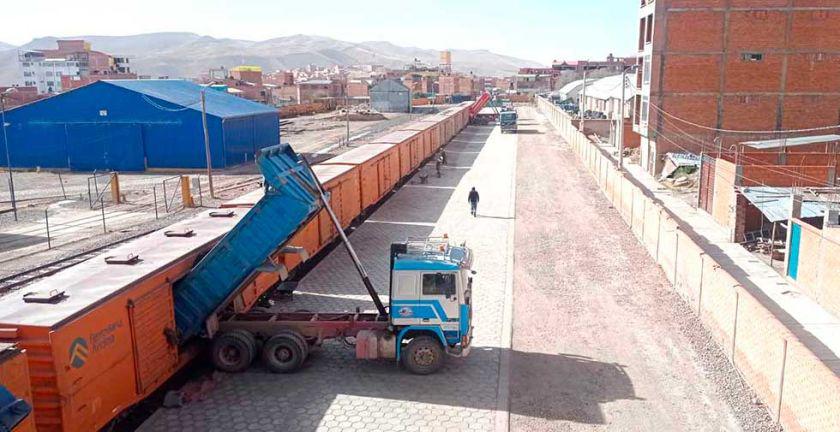 Exportación y transporte de minerales