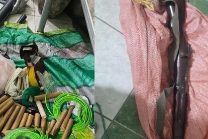 Artefactos detectos dentro de los camiones