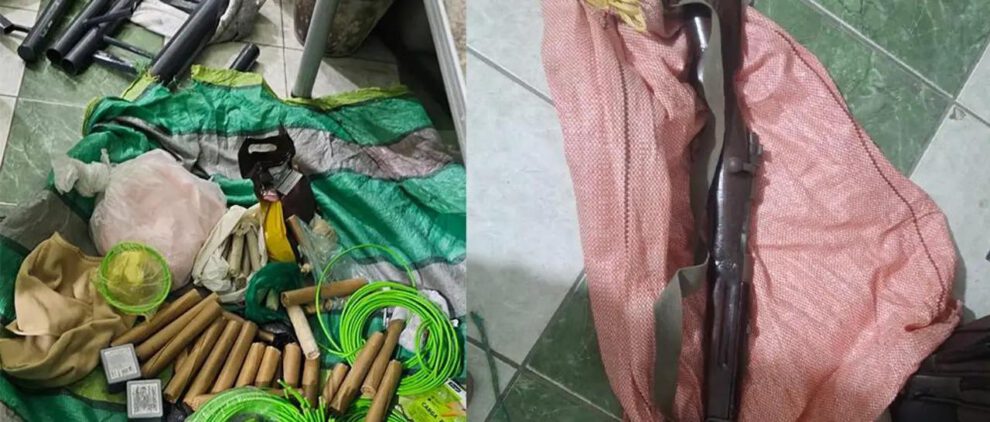 Artefactos detectos dentro de los camiones