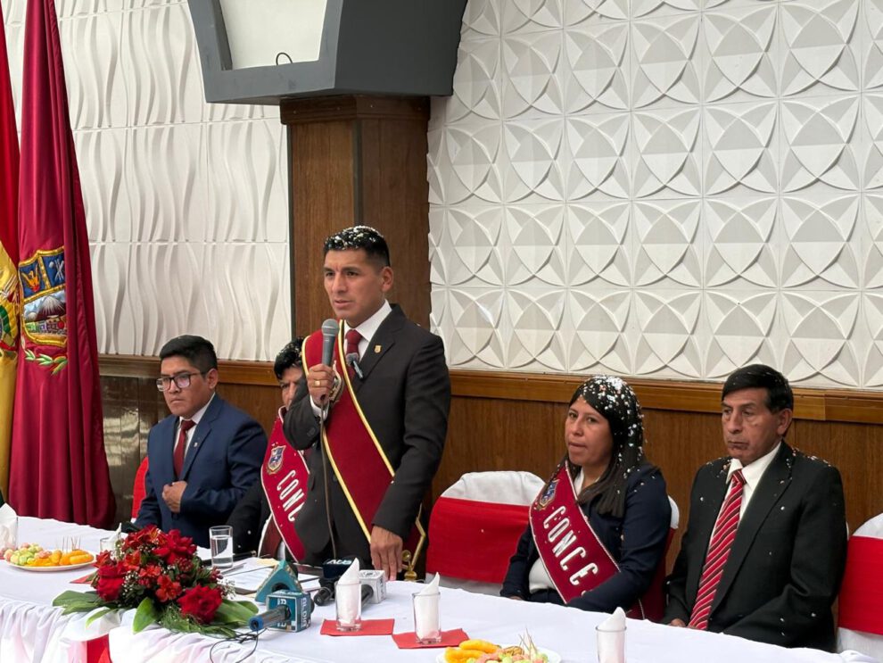 Alcalde Iván Quispe