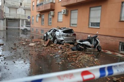 daños a causa de un terrremoto en españa