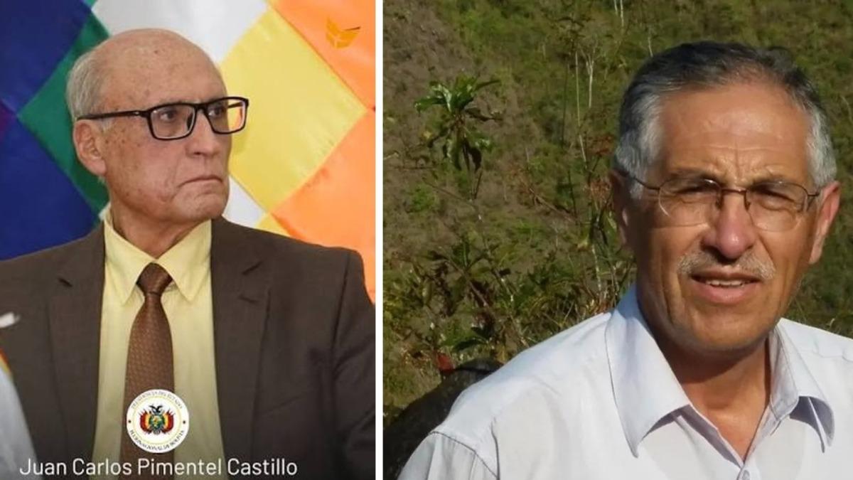 Juan Carlos Pimentel y Edgar Cadima