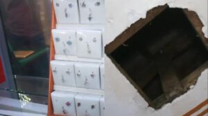 Los delincuentes ingresarón por el techo