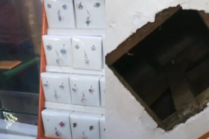 Los delincuentes ingresarón por el techo