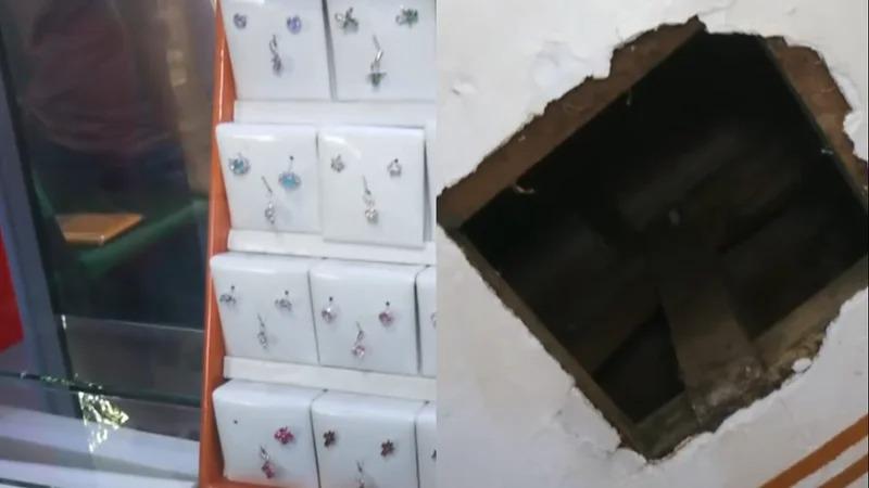 Los delincuentes ingresarón por el techo