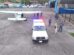 Un avión y una ambulancia