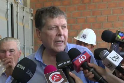 El ministro de Hidrocarburos, Marcelo Blanco Quintanilla