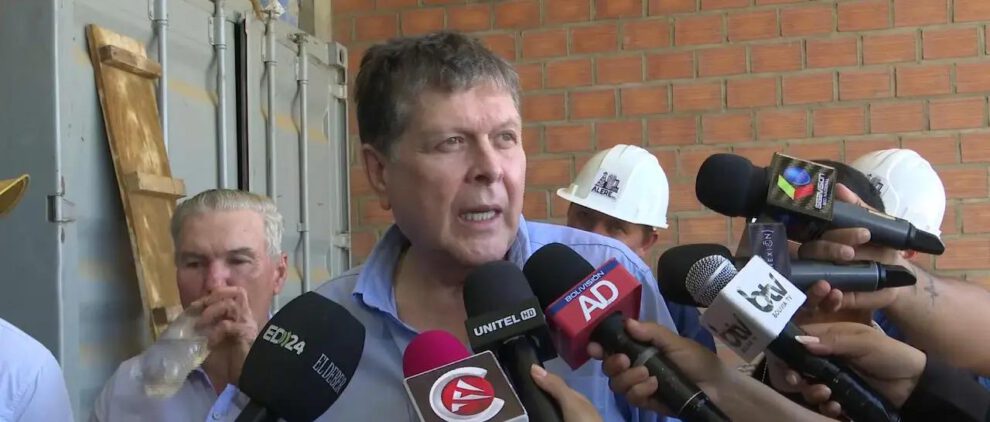 El ministro de Hidrocarburos, Marcelo Blanco Quintanilla