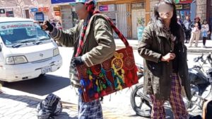 Artesanos ambulantes que provocaron el incidente