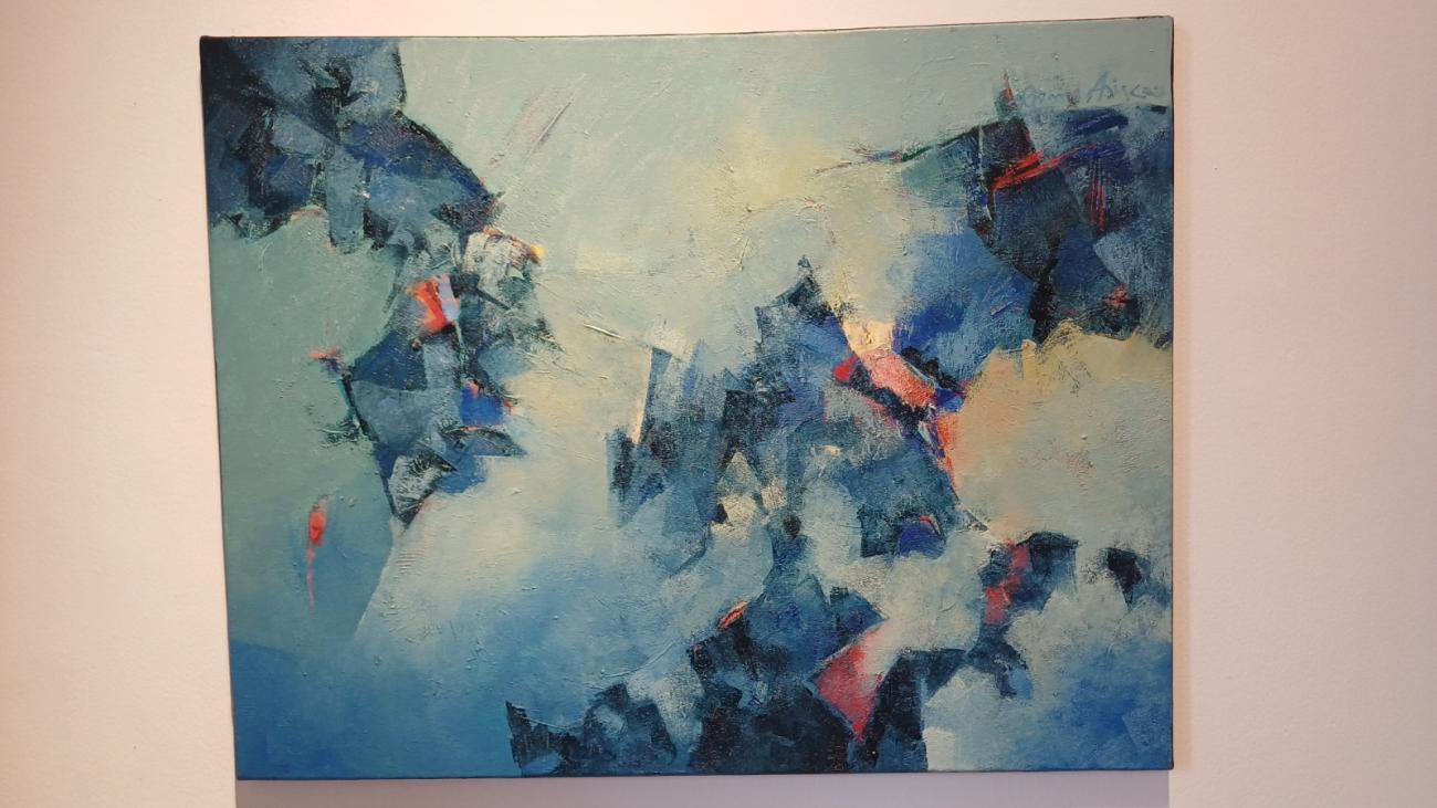 pintura en exposición