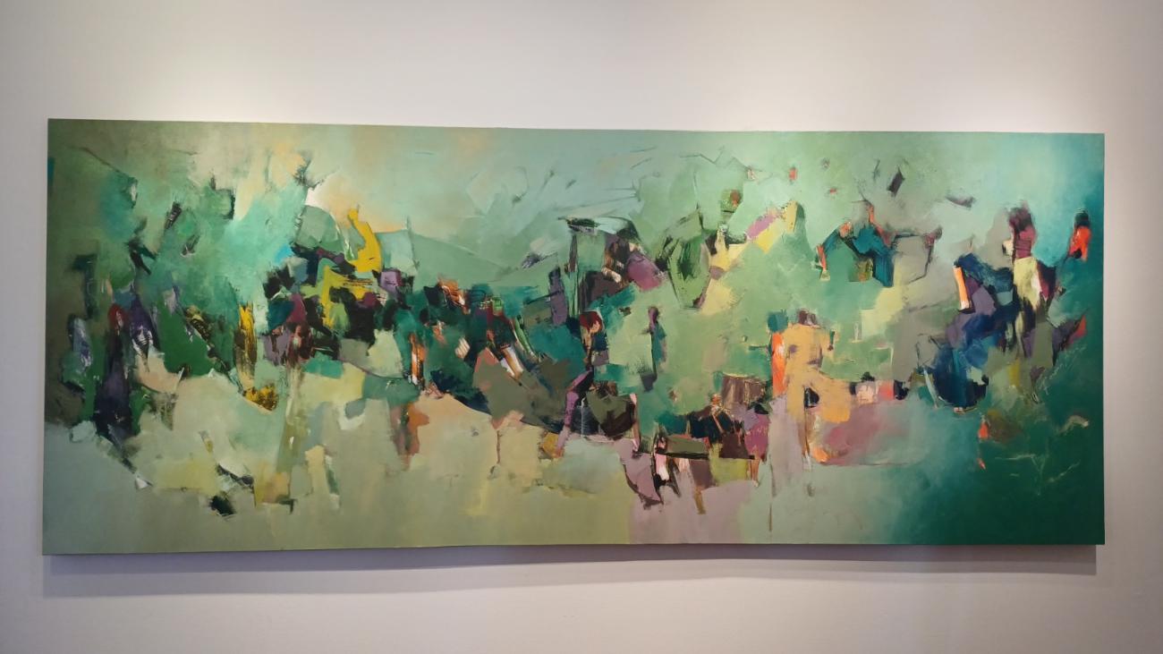 pintura en exposición