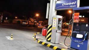 Una estacion de servicio