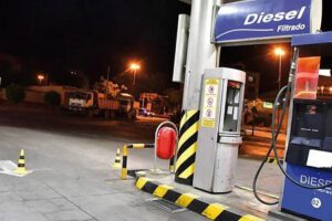 Una estacion de servicio