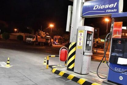 Una estacion de servicio