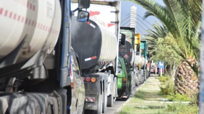 Filas de diésel se siguen registrando en varias regiones del país