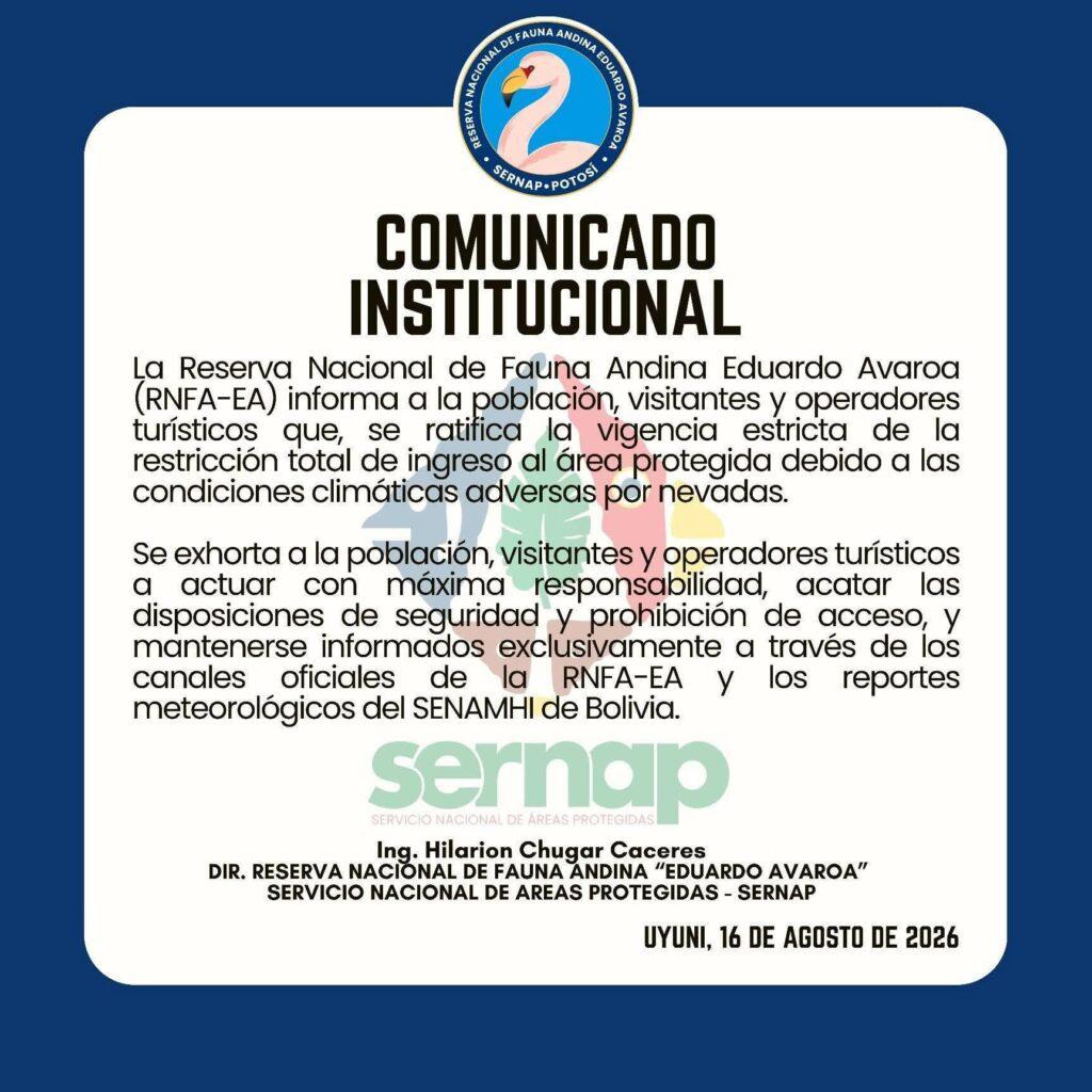 comunicado institucional