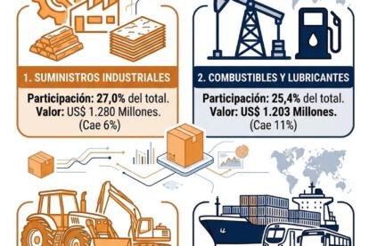 Principales productos importados el primer semestre de 2026