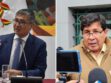 El ministro Espinoza (izq) y el senador Sánchez (der)