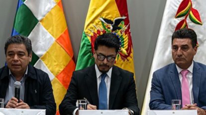José Luis Gálvez , Fernando Aramayo y Johnny Torres