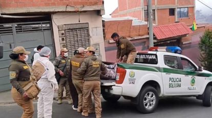 Actuación de la policia boliviana