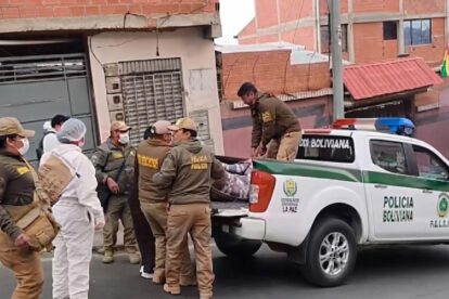 Actuación de la policia boliviana