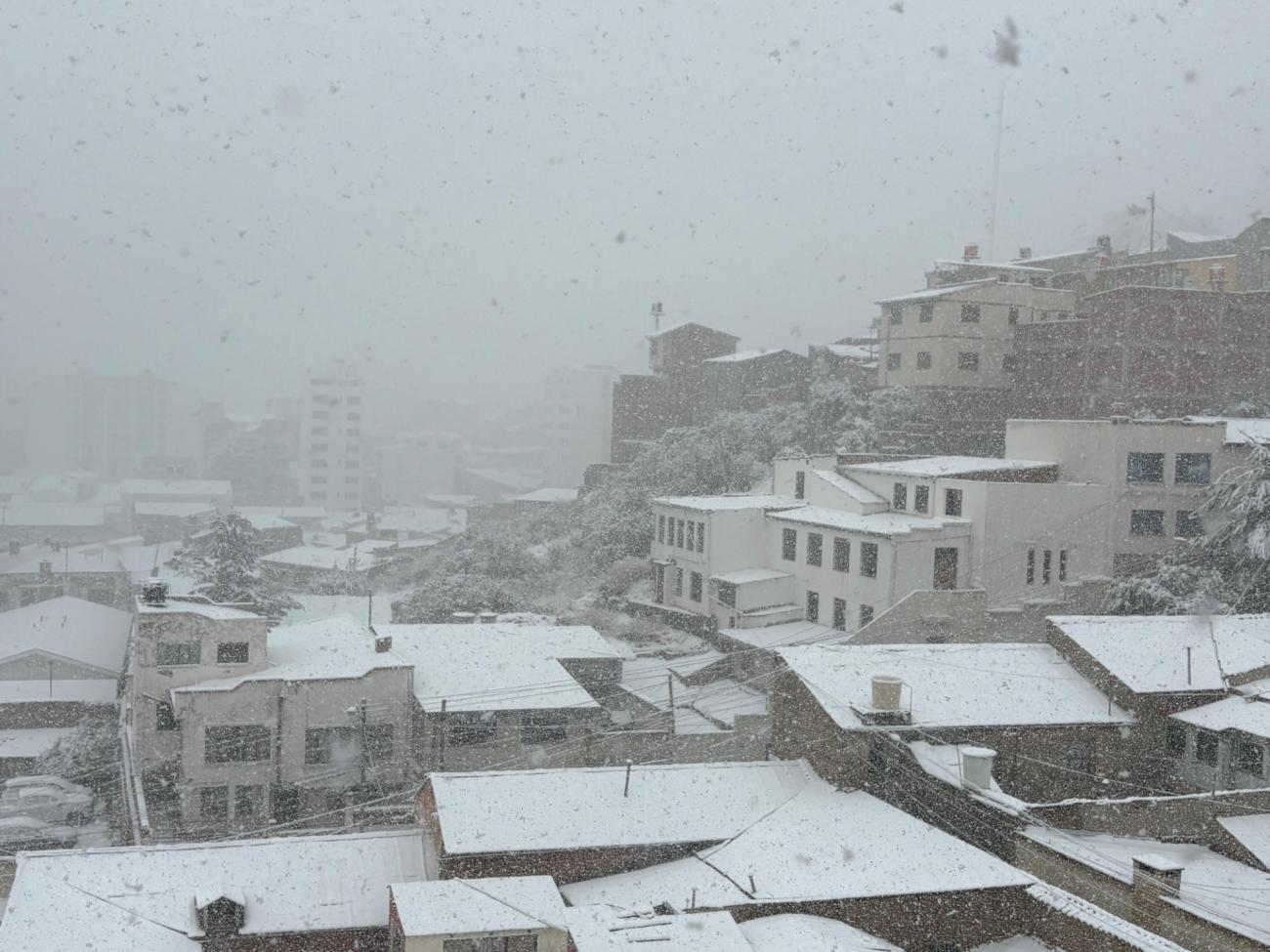 nevada en Oruro