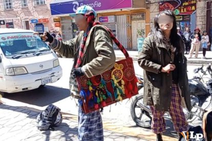 Artesanos ambulantes que provocaron el incidente