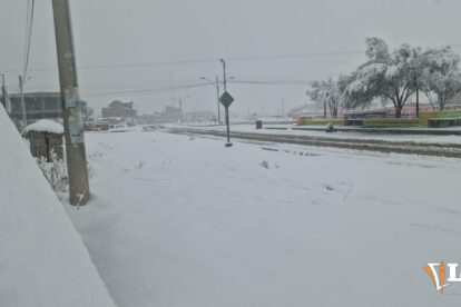 La nevada afectó a algunos municipios del departamento de Oruro