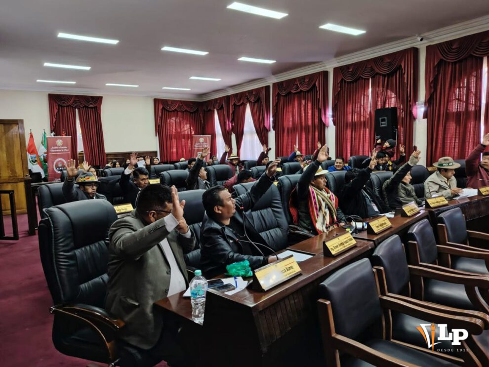 sesión de la Asamblea Legislativa Departamental de Oruro