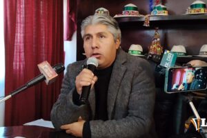 El gobernador de Oruro, Edgar Sánchez