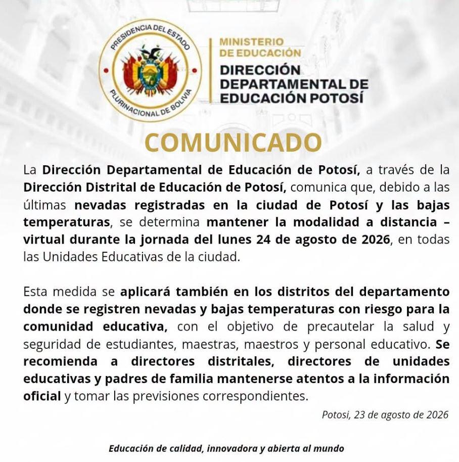 comunicado