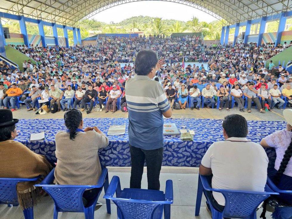 concentración de evistas en el Trópico de Cochabamba