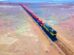 Tren en las rieles