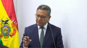 Ministro de Gobierno, Marco Antonio Oviedo,
