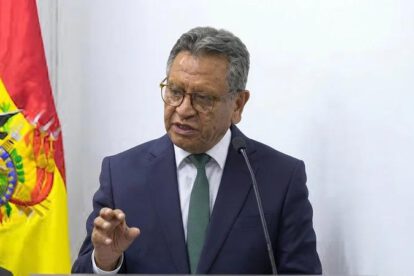 Ministro de Gobierno, Marco Antonio Oviedo,