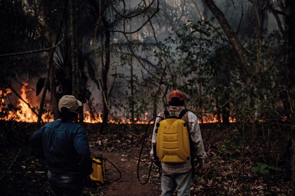 incendio en Bolivia